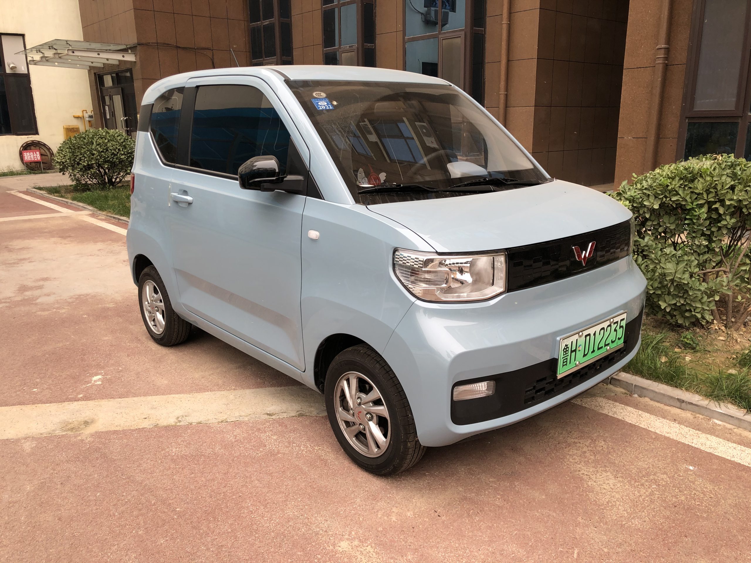 The Wuling HongGuang Mini EV, one of the best-selling electric cars in the world.